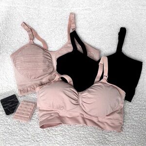 3 KINDRED BRAVELY Pumping and Nursing Bras